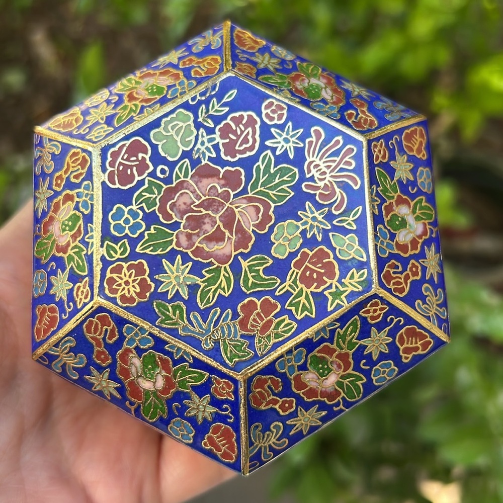 Colorful Floral Decorative Box - Picture 7 of 17